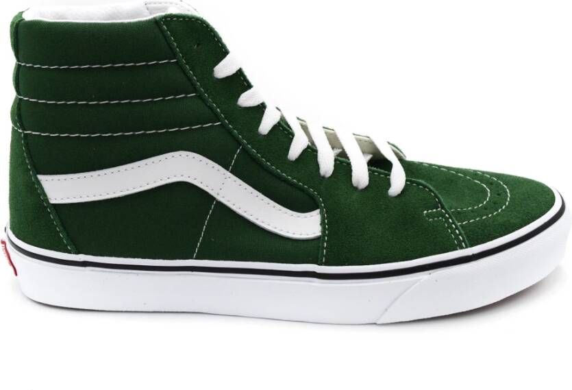 Vans Groene Weiden Hoge Sneakers Green Heren