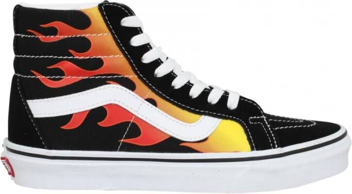 Vans Ua Sk8-Hi Reissue (Flame) (Flame)Black Black Tr Wht