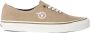 Vans Suède Leren Sneakers Ronde Neus Vetersluiting Beige Heren - Thumbnail 6