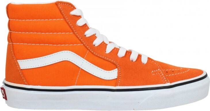 Vans Ua Sk8-hi Skate Schoenen orange tiger true white maat: 42.5 beschikbare maaten:42.5