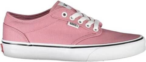Vans Sportieve Roze Veterschoenen met Contrastdetails Pink