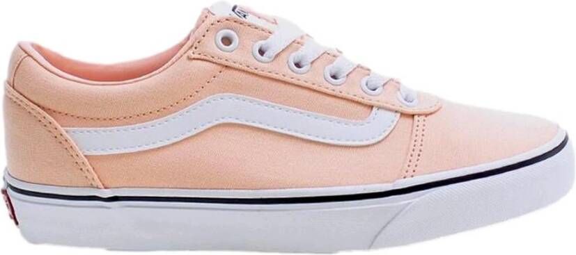 Vans Dames Canvas Tropical Peach Sneakers Pink Dames
