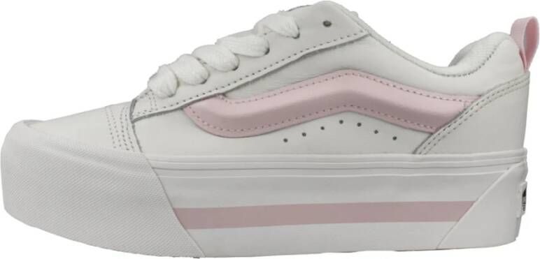 Vans Knu Stack Sneakers Dames smarten up white pink maat: 40.5 beschikbare maaten:36.5 36 37 38.5 39 40.5 41
