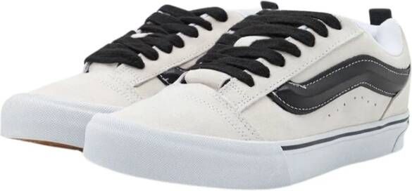 Vans Knu Skool | Suede White Black Wit Suede Lage sneakers Unisex