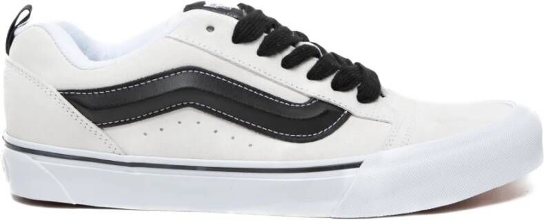 Vans Knu Skool | Suede White Black Wit Suede Lage sneakers Unisex