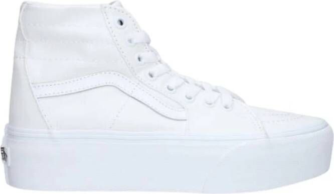 Vans Ua Sk8-hi Tapered Stackform Skate Schoenen canvas true white maat: 36.5 beschikbare maaten:36.5 38.5 39 40.5 41 42