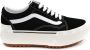 Vans Ua Old Skool Stacked (Suede Canvas)Black Blanc De Blanc Schoenmaat 38 Sneakers VN0A4U155ZN1 - Thumbnail 2