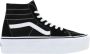 Vans Ua Sk8-hi Tapered Stackform Skate Schoenen black true white maat: 38.5 beschikbare maaten:38.5 - Thumbnail 1