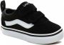 Vans TD Ward V Sneakers (Suede Canvas)Black White - Thumbnail 5