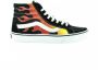 Vans Ua Sk8-Hi Reissue (Flame) (Flame)Black Black Tr Wht - Thumbnail 2