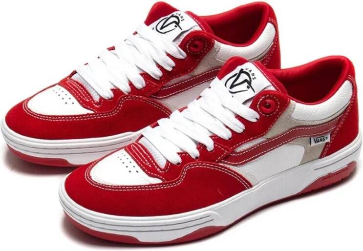 Vans Stijlvolle Leren Sneakers met Rubberen Zool