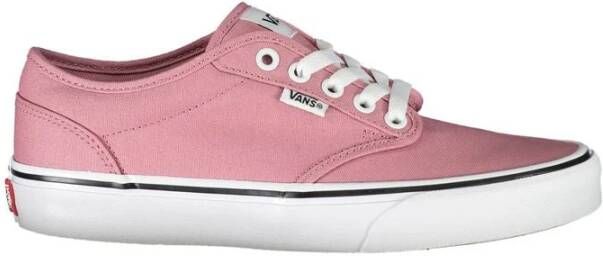 Vans Sportieve Roze Veterschoenen met Contrastdetails Pink