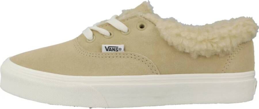 Vans Stijlvolle UA Authentic Sneakers voor Vrouwen Beige Dames