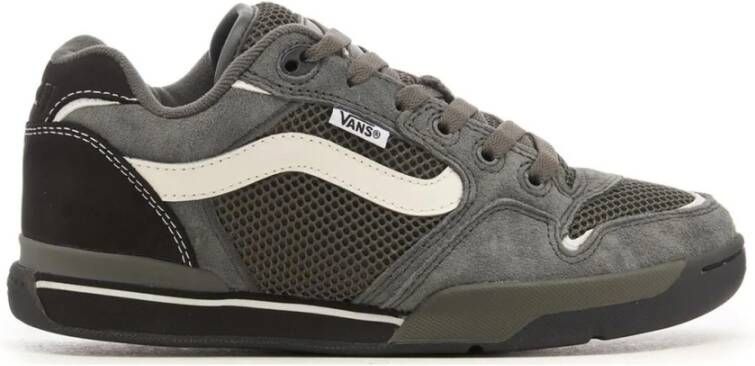 Vans Stof Leren Sneakers Rubber Zool