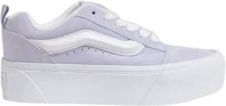 Vans Suede Leren Sneakers Damescollectie Purple Dames