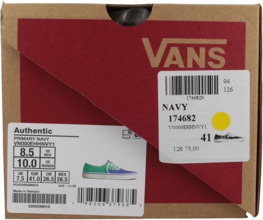VANS Sneakers laag 'Authentic' navy jade groen - Foto 2