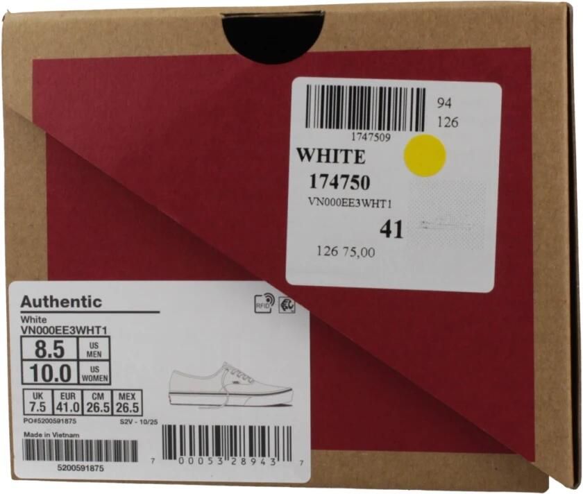 Vans Ua Authentic Sneakers Beige - Foto 5