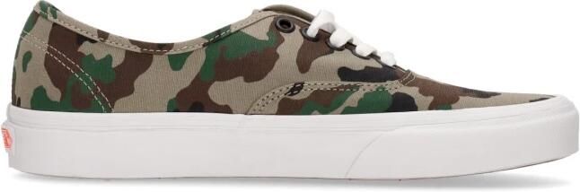 Vans Authentieke Camo Olive Witte Sneaker