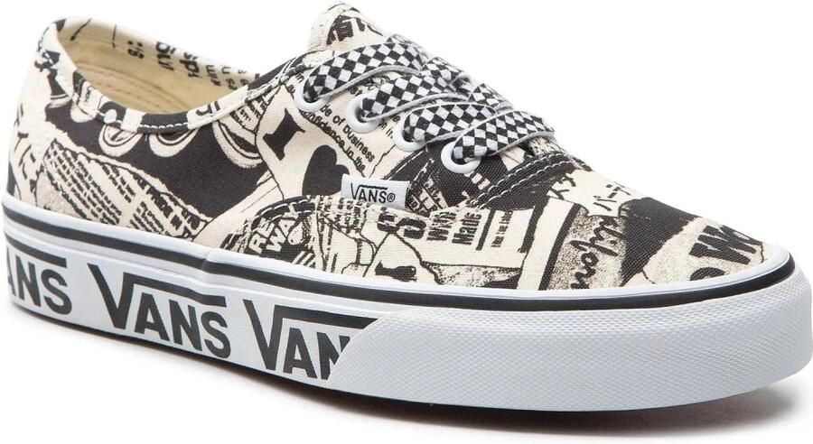 Vans Authentieke Slip-On Strip Print Sneakers