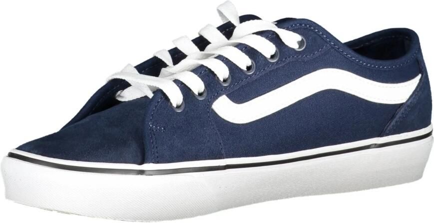 Vans Zwarte Suède Lifestyle Sneakers Filmore Decon Blue Heren