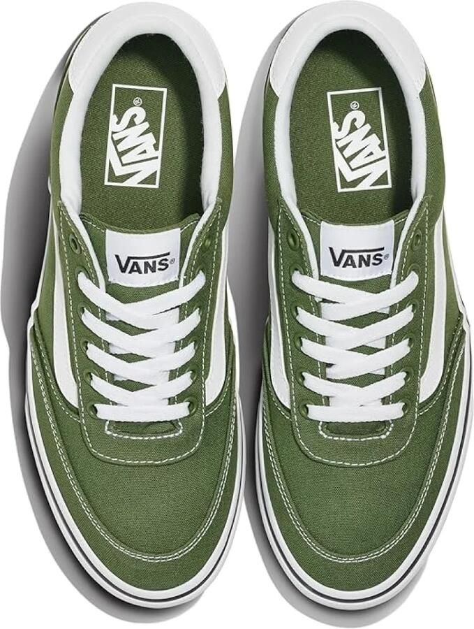 Vans Brooklyn LS Canvas Sneakers Heren Groen - Foto 3