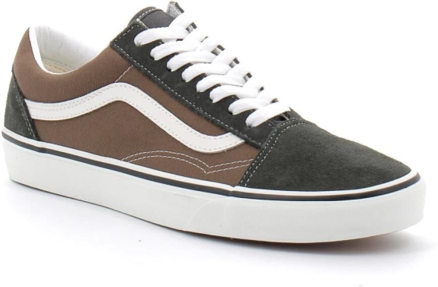 Vans Lage Sneakers Old Skool CANVAS SUEDE POP BROWN MULTI - Foto 2