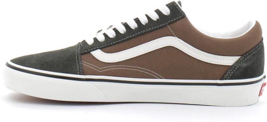 Vans Lage Sneakers Old Skool CANVAS SUEDE POP BROWN MULTI - Foto 4