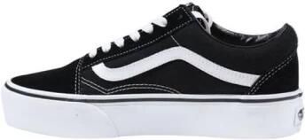 Vans Fabric Platform Sneakers met Contrastdetails