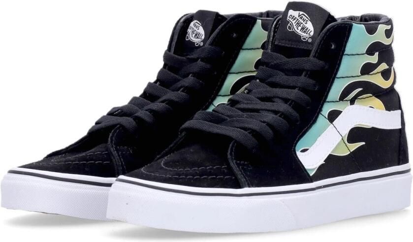 Vans Hoge Sneaker in Suède en Canvas Multicolor
