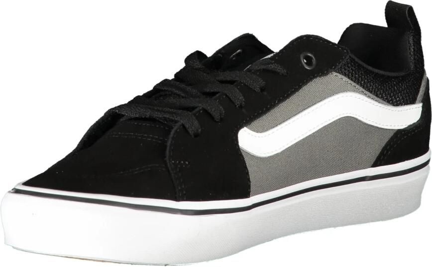 Vans Sportieve Zwarte Heren Sneakers Geborduurd Logo Black Heren - Foto 3