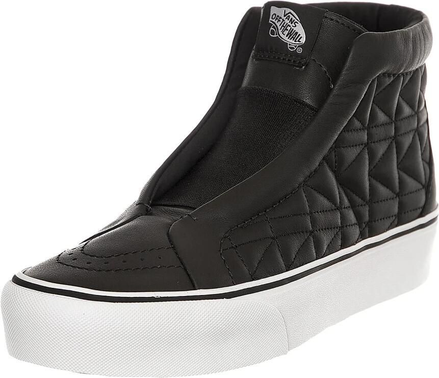 VANS Sportieve veterschoen 'X Karl Lagerfeld Sk8-Hi Platform Snekaers' zwart