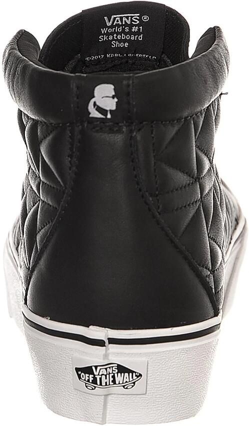 VANS Sportieve veterschoen 'X Karl Lagerfeld Sk8-Hi Platform Snekaers' zwart - Foto 4