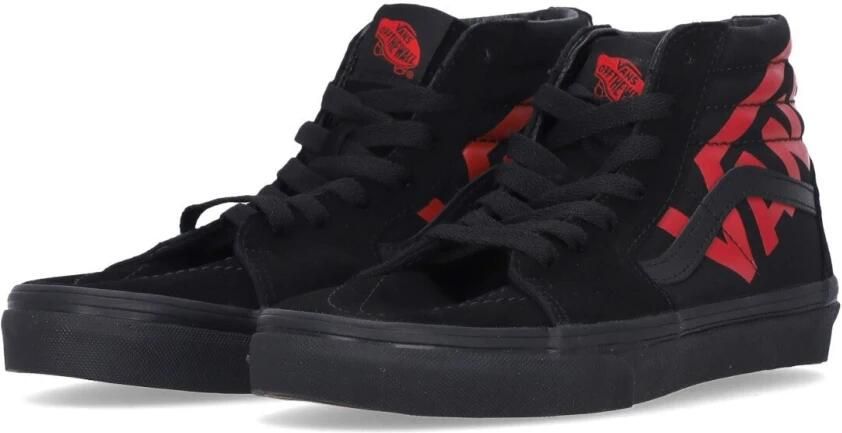 Vans Hoge Top Sk8-hi Logo Schoenen Zwart rood - Foto 2
