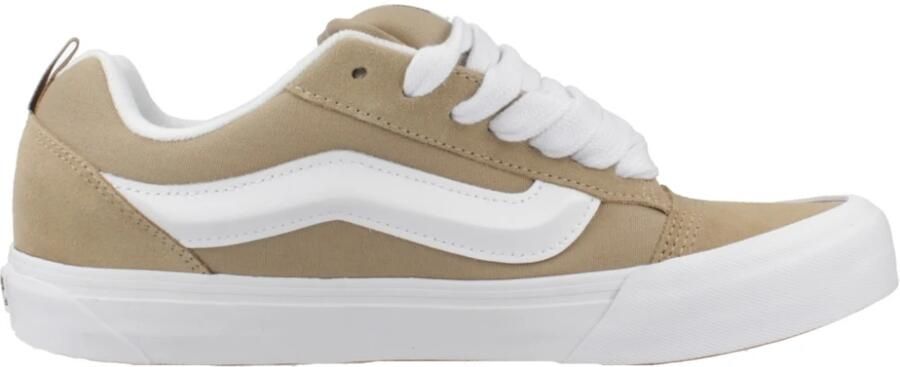Vans Style 112 Suede Canvas Skate Shoes Beige Sneakers