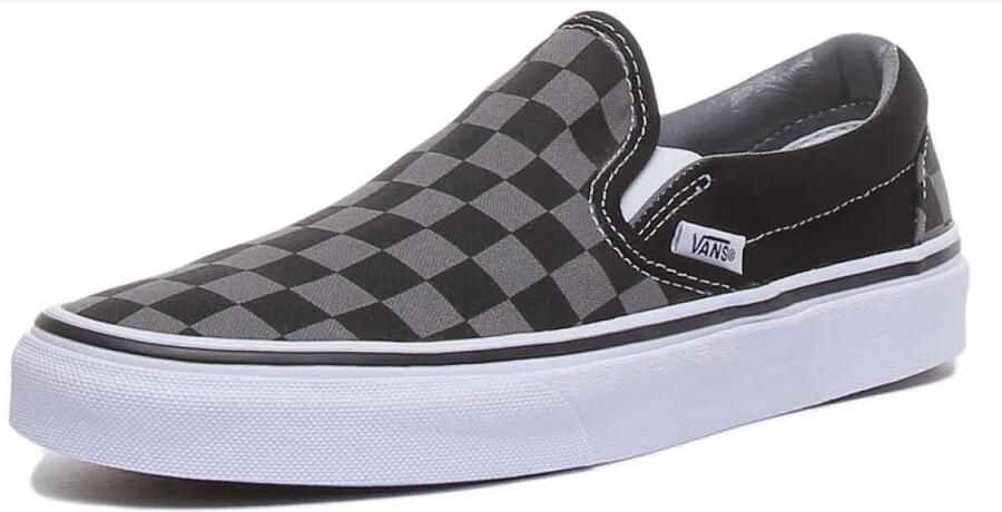 Vans Unisex Lifestyle Classic FTW Sneaker Ua Classic Slip-On Black Pewter Checkerboard - Foto 13