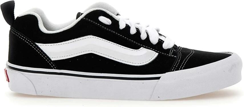 Vans Knu Skool | Black True White Zwart Suede Lage sneakers Unisex