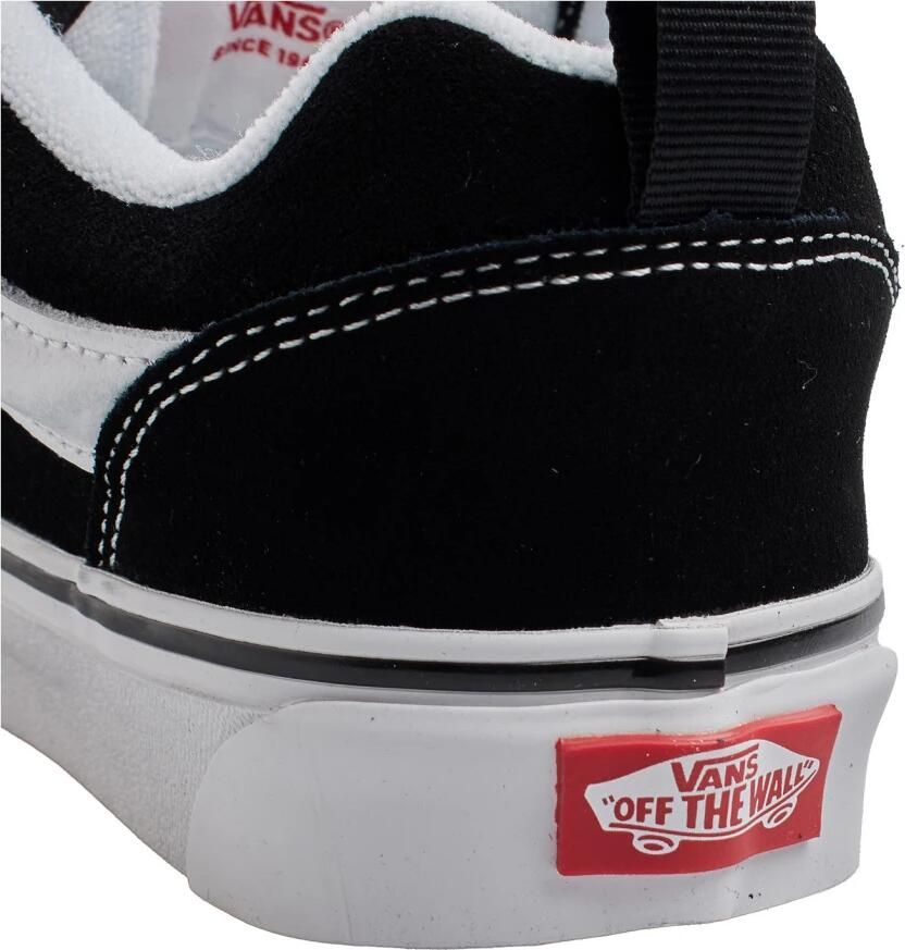 Vans Knu Skool | Black True White Zwart Suede Lage sneakers Unisex - Foto 9
