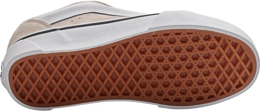 Vans Knu Skool Sneakers in Frans Eiken Leer Beige EU Iconische Jaren '90 Stijl voor Unisex Comfort en Elegantie - Foto 3