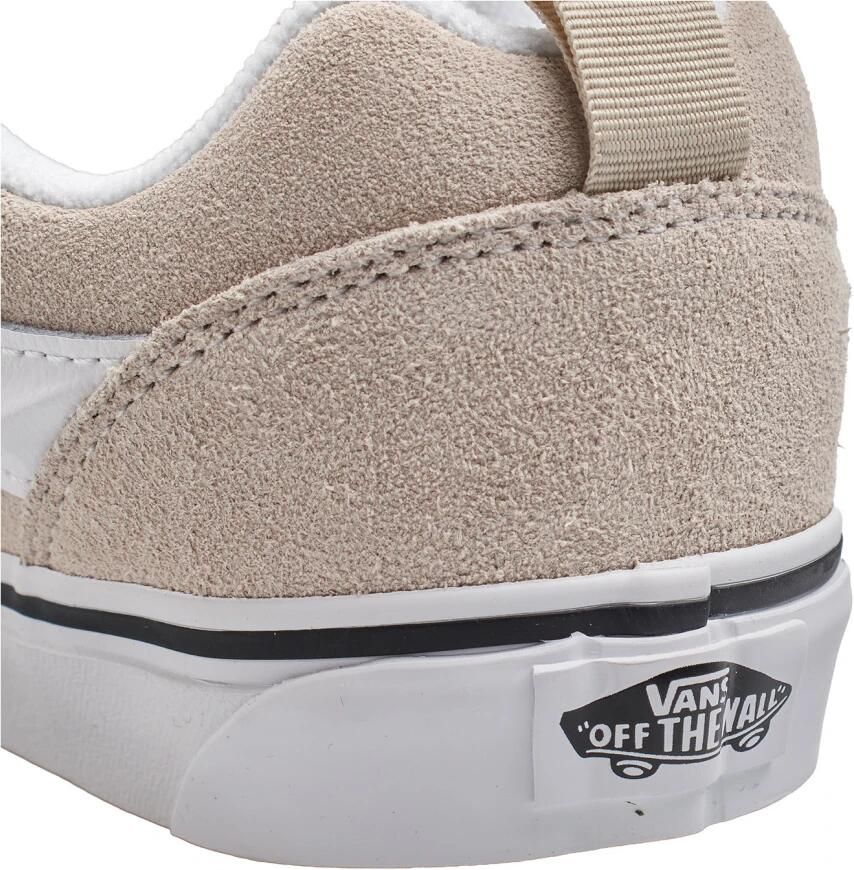 Vans Knu Skool Sneakers in Frans Eiken Leer Beige EU Iconische Jaren '90 Stijl voor Unisex Comfort en Elegantie - Foto 7