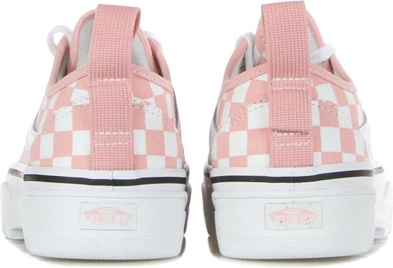 Vans Lage Canvas Sneaker Katoen Snoep Wit Pink Dames - Foto 4