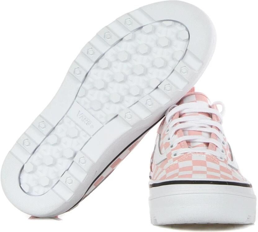 Vans Lage Canvas Sneaker Katoen Snoep Wit Pink Dames - Foto 2