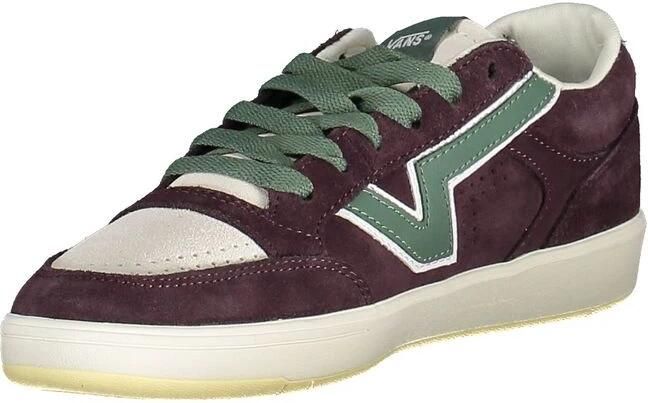 Vans Paarse Heren Sportschoenen met Contrastdetails