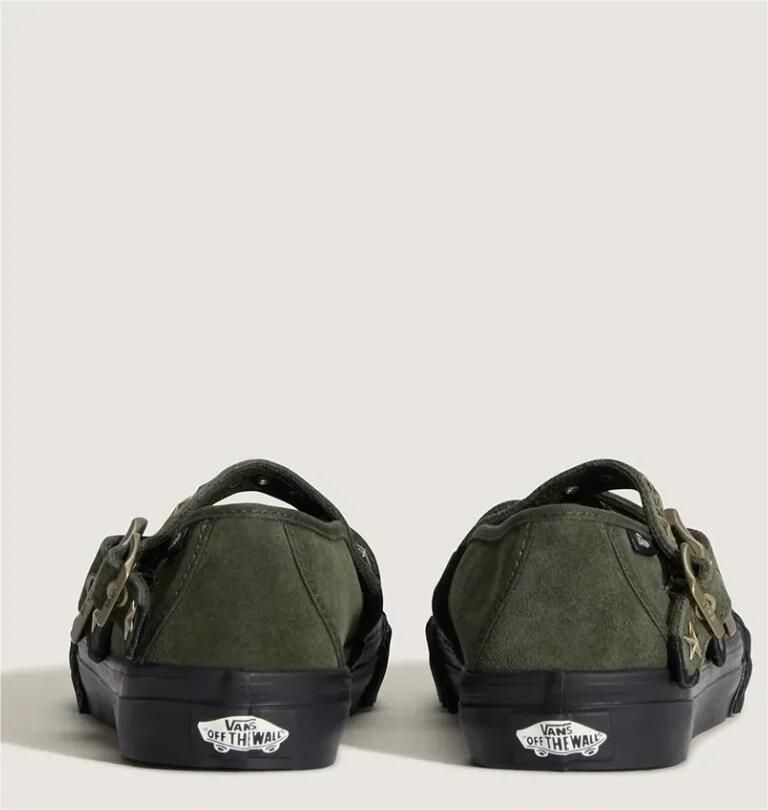 Vans Ballerina's Baskets Mary Jane Straps vert avec lanières croisées - Foto 3