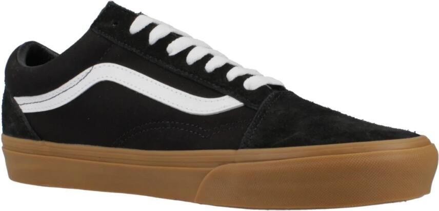 Vans Volwassenen Unisex Lage Sneakers Zwart Platte Hak Vetersluiting - Foto 4