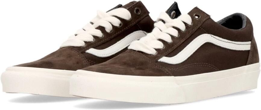 Vans Old Skool Heren Sneakers Donkerbruin Big Lace Dark Brown - Foto 4