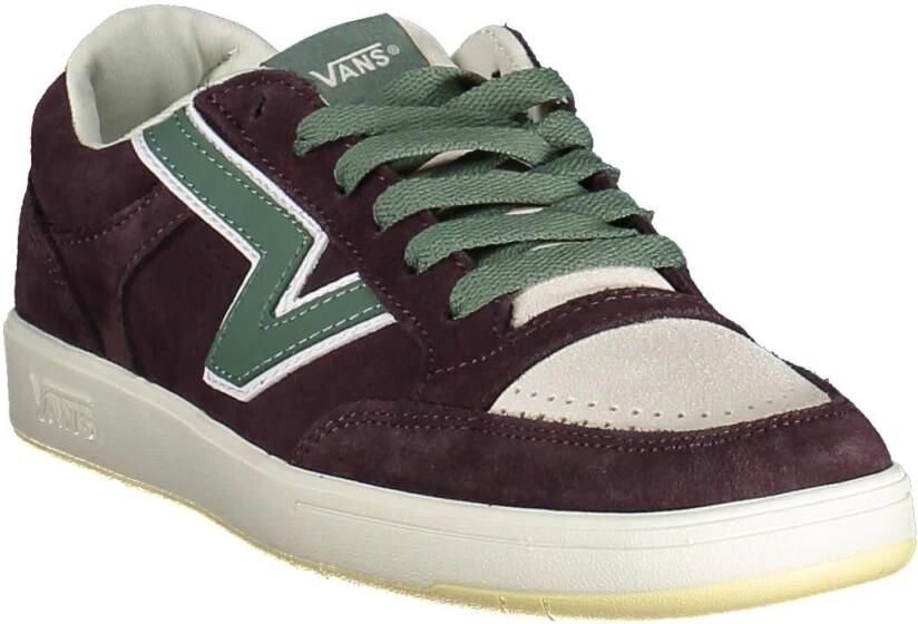 Vans Paarse Heren Sportschoenen met Contrastdetails