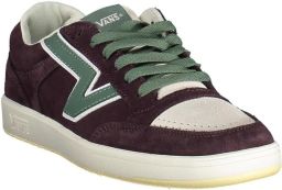 Vans Paarse Heren Sportschoenen met Contrastdetails