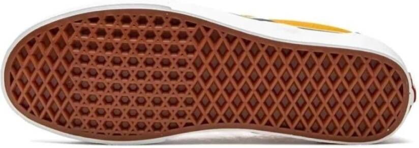 Vans Retro Checkboard Slip On Schoenen Yellow Heren - Foto 3