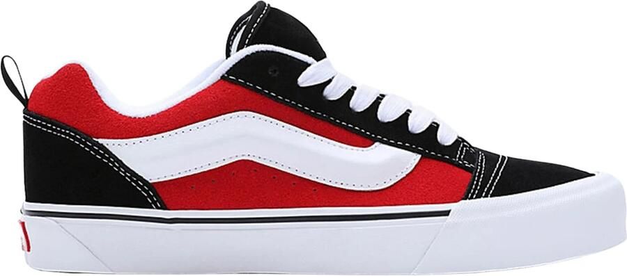 Vans Rode Echte Witte en Zwarte Lage Sneakers Red Heren