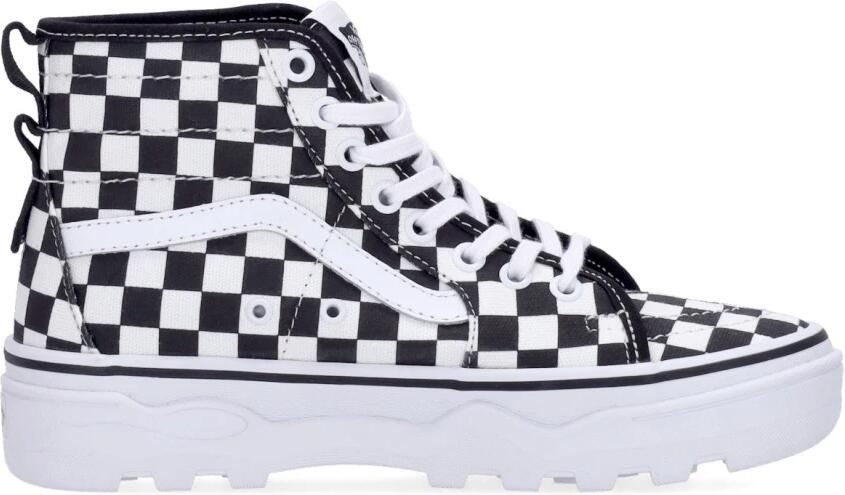 Vans Ruitpatroon Sk8-hi Dames Hoge Sneaker - Foto 5